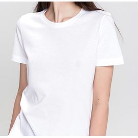 Футболка женская приталенная, 6XL, белый, Размер: 6XL, Цвет: белый