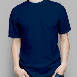 Футболка мужская прямая, 4XL, тёмно-синий, Размер: 4XL, Цвет: тёмно-синий