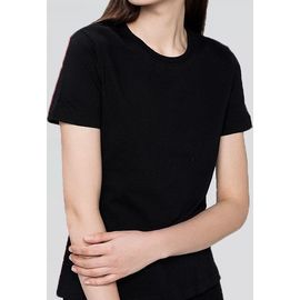 Футболка женская приталенная, XL, чёрный, Размер: XL, Цвет: чёрный