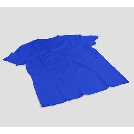 Футболка мужская прямая, 4XL, синий, Размер: 4XL, Цвет: синий, изображение 4
