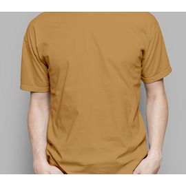 Футболка мужская прямая, 5XL, бежевый, Размер: 5XL, Цвет: бежевый