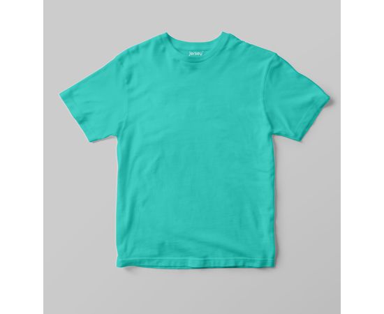 Приталенная женская футболка, 6XL размера, цвет бирюзовый, Размер: 6XL, Цвет: бирюзовый, изображение 2